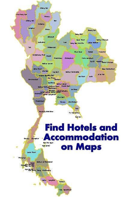 Find Hotels and Accommodation Location on Maps 